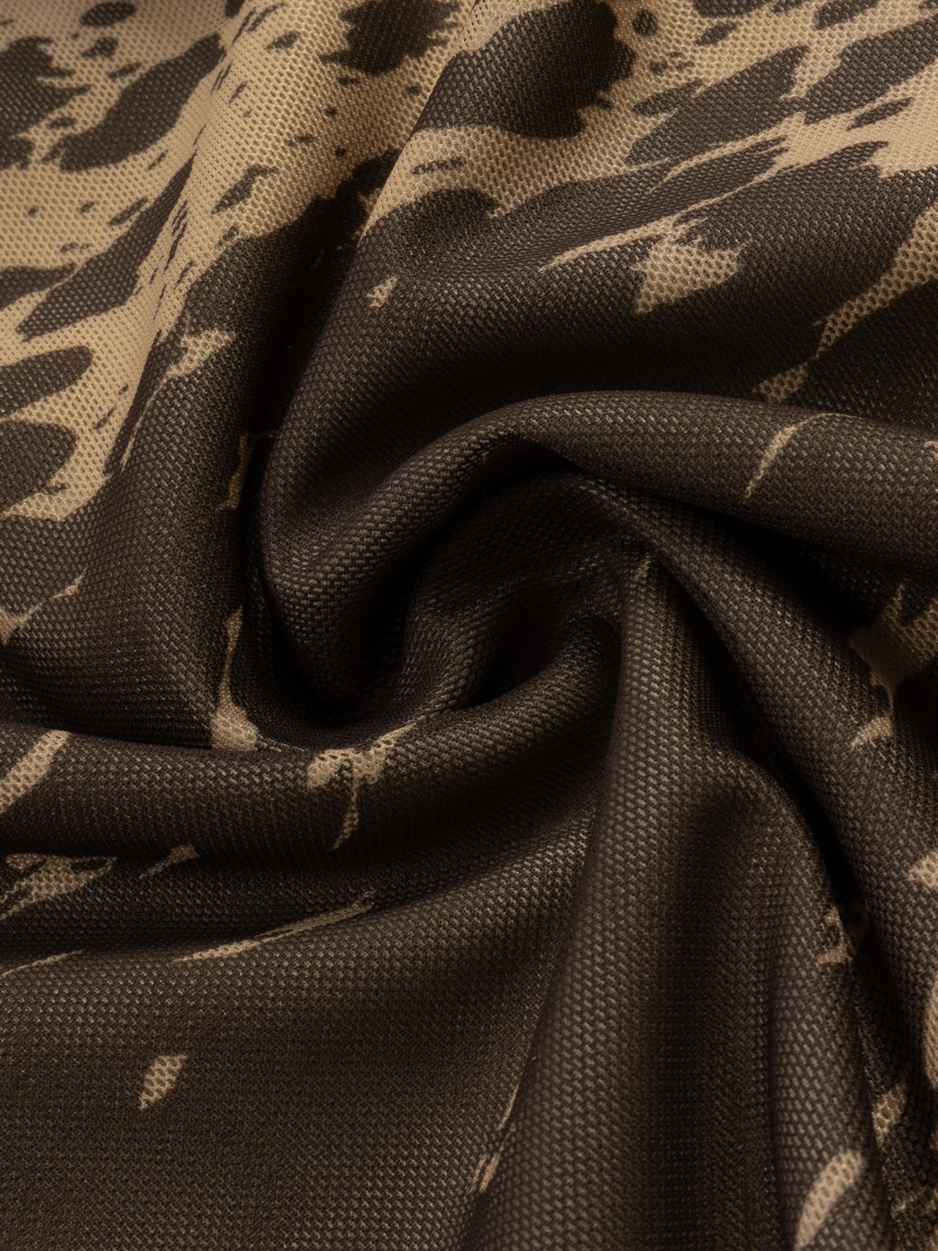 Tie Front Sheer Print Blouse - Square Neck Bell Sleeve Slim Fit Women's Top-Aegean-sea