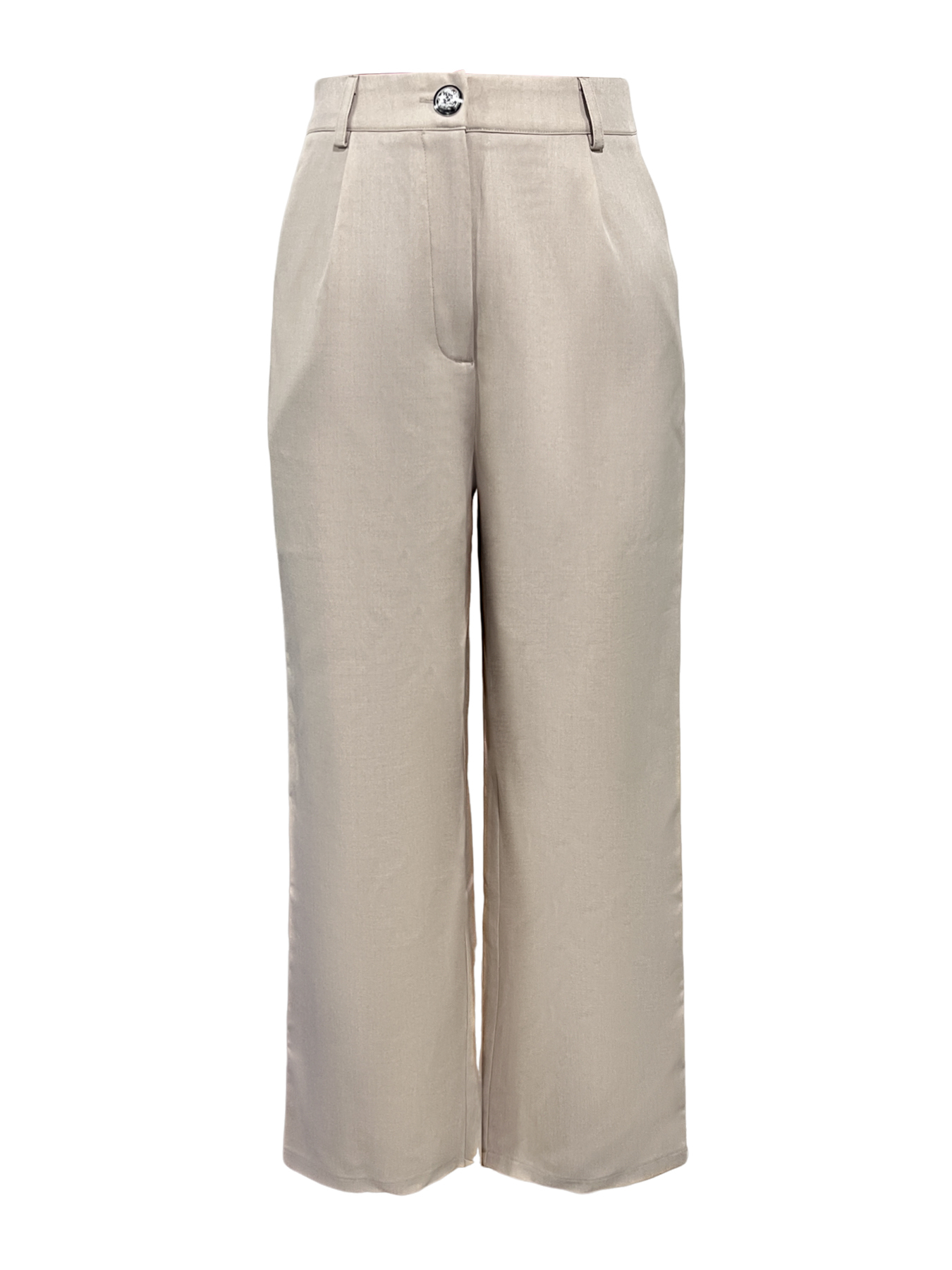 Women's Solid Color Loose Wide-leg Trousers