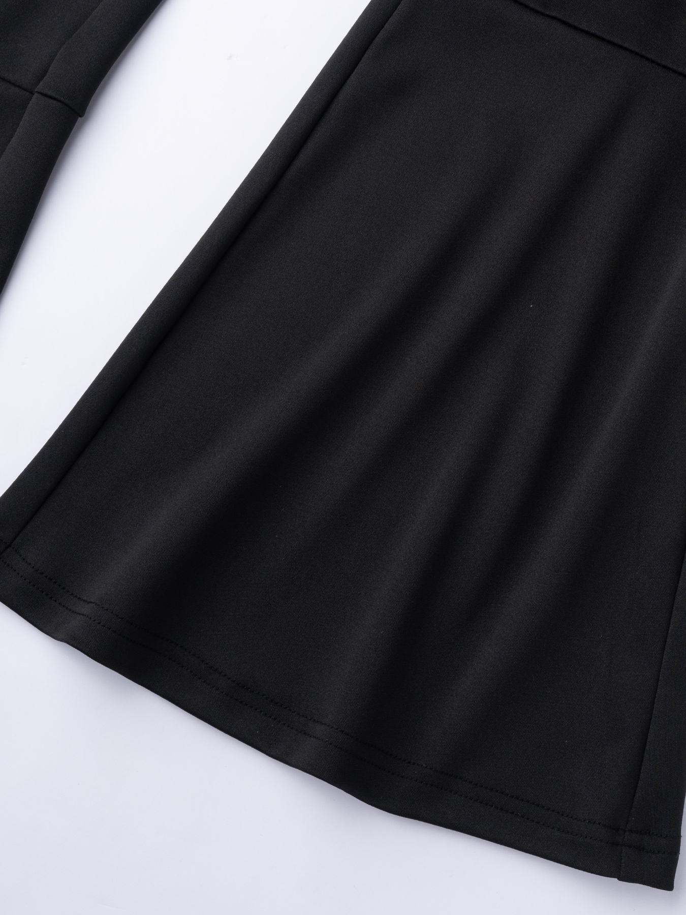 Black lace bell-bottomed pants, hot girl style high-waisted skinny flared pants