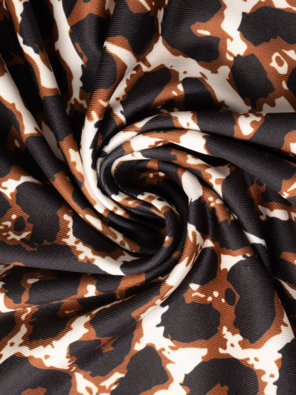 Women's Leopard Print Spaghetti Strap Bodycon Dress with Lace Detail-Aegean-sea