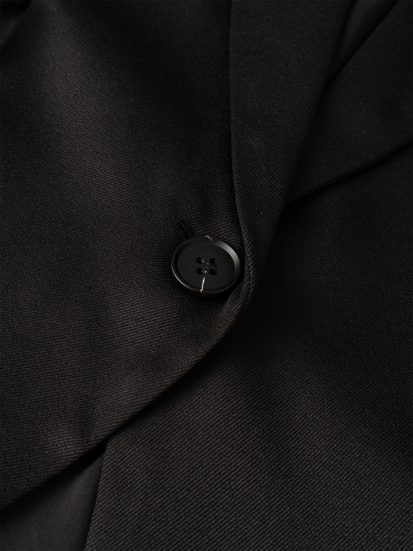 Woman's Black Lace-Up Waist Tailored Blazer-Aegean-sea