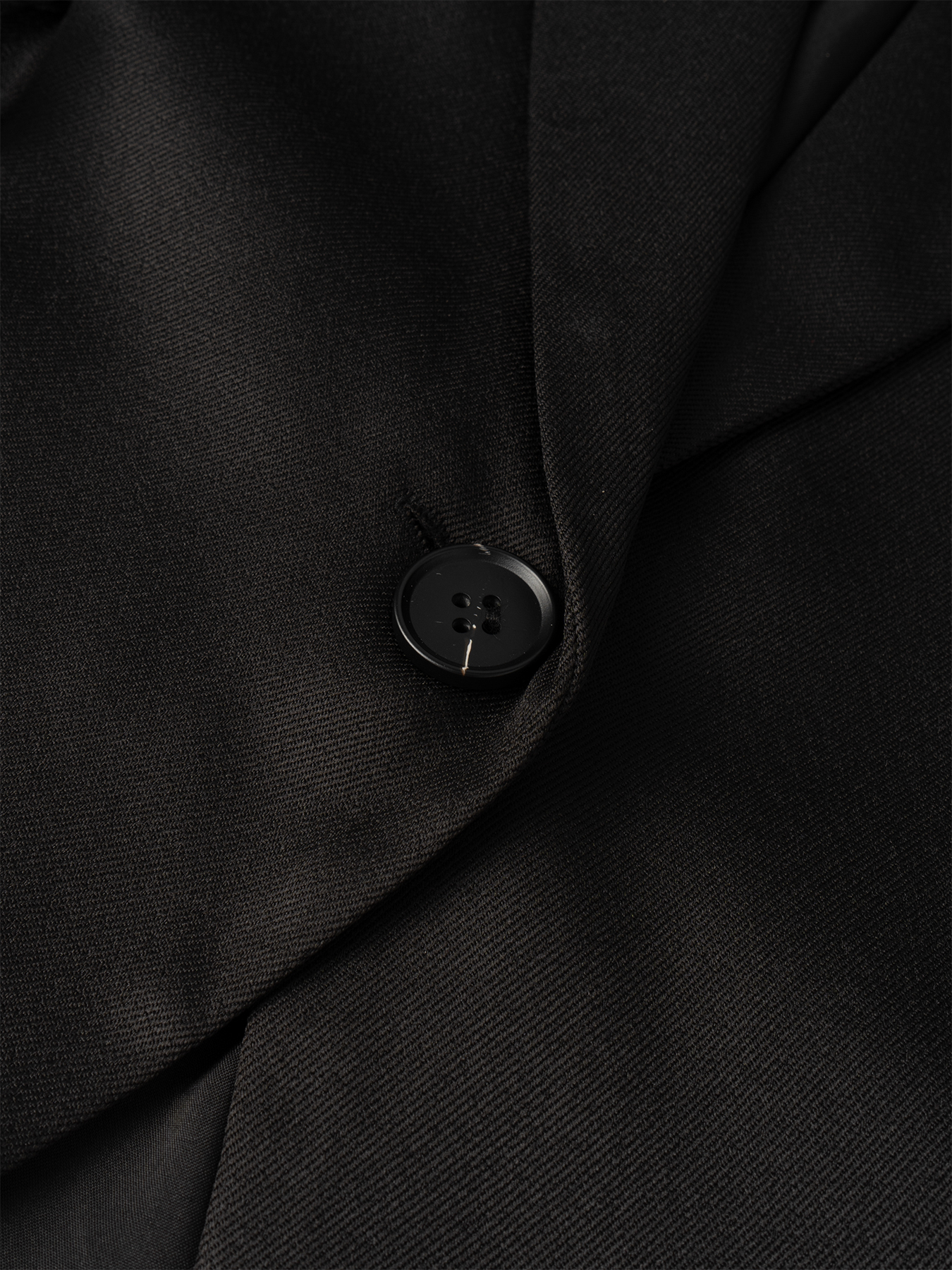 Woman's Black Lace-Up Waist Tailored Blazer-Aegean-sea