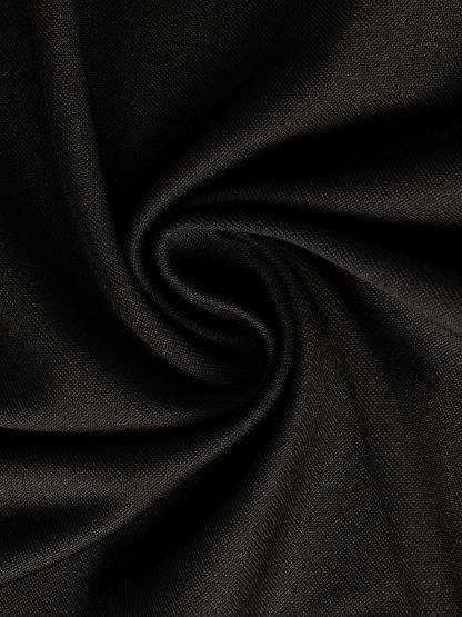 Woman's Black Halter Neck Chest Cutout Floral Dress | Fitted High Slit Midi Sexy Dress-Aegean-sea