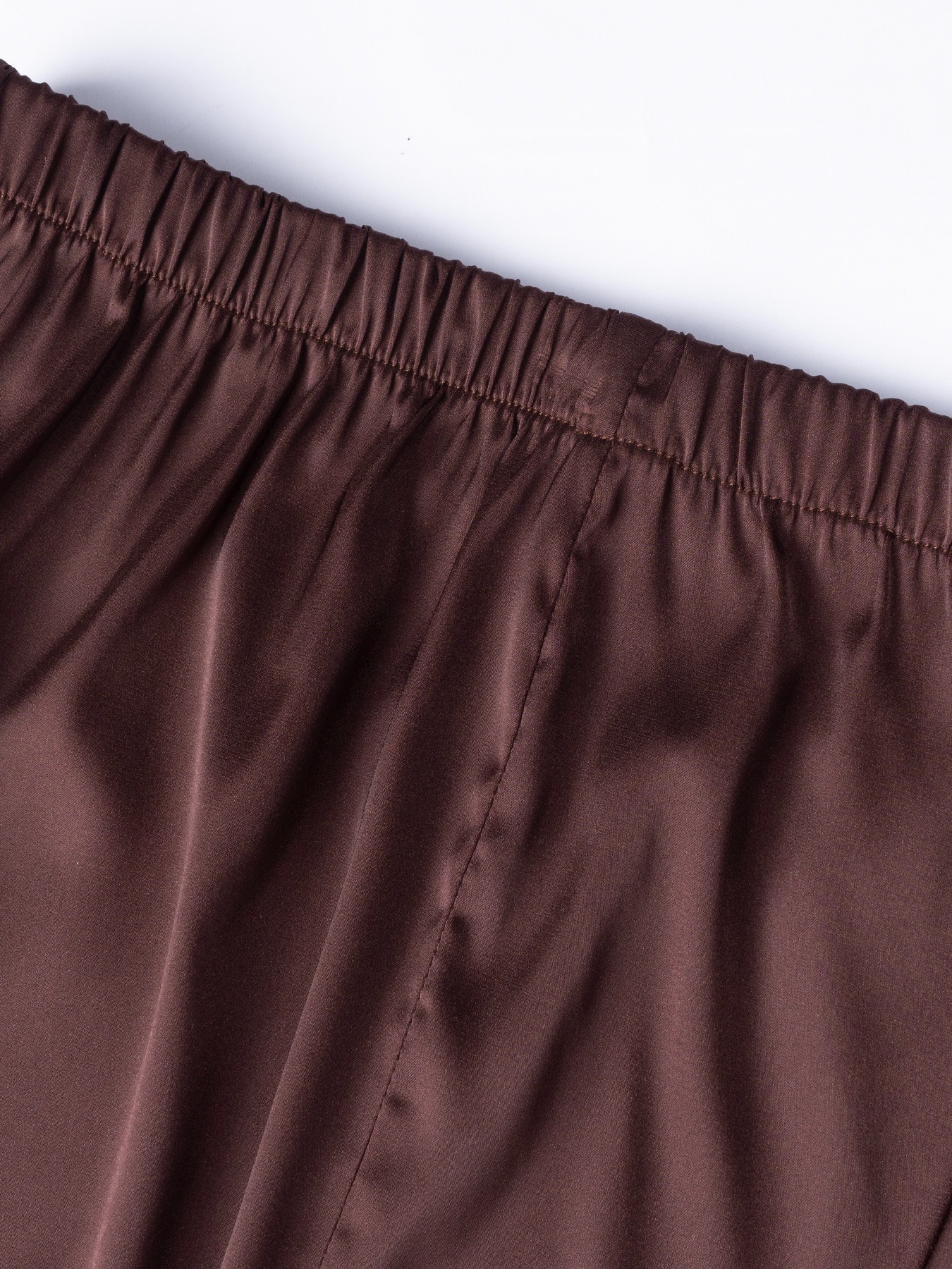 Falda corta de encaje de satén marrón oscuro Falda larga de cintura alta y falda irregular Falda de encaje A para cenas y citas