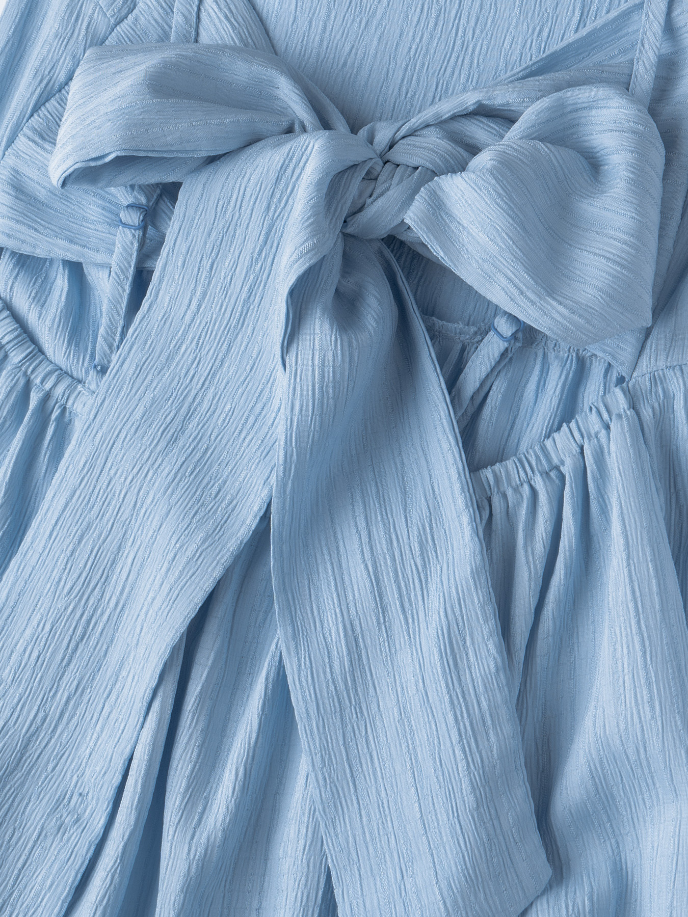 Woman's Back Bow Spaghetti Strap Tiered Maxi Dress : Loose Slimming Elegant Long Dress