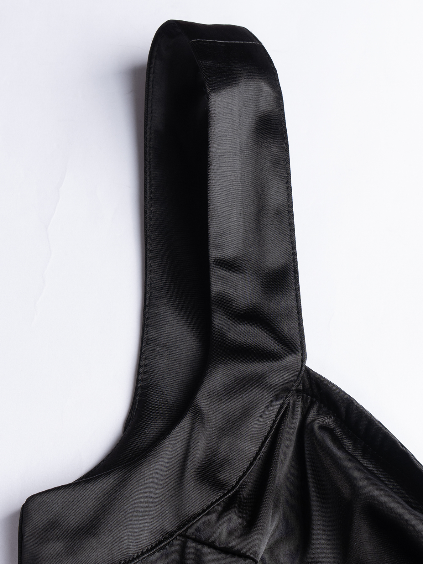 Woman's Hot Girl Sexy Style Black Satin Bustier Dress: Fitted Mini Party Formal Dress 