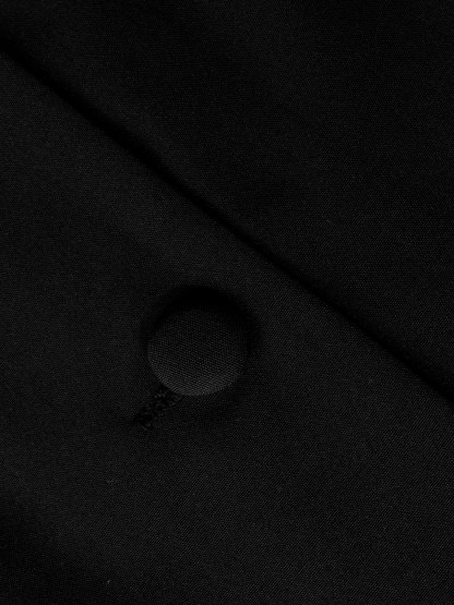 Woman's French Chic Wide Lapel Waist-Cinching Slimming Chanel-Inspired Blouse-Aegean-sea