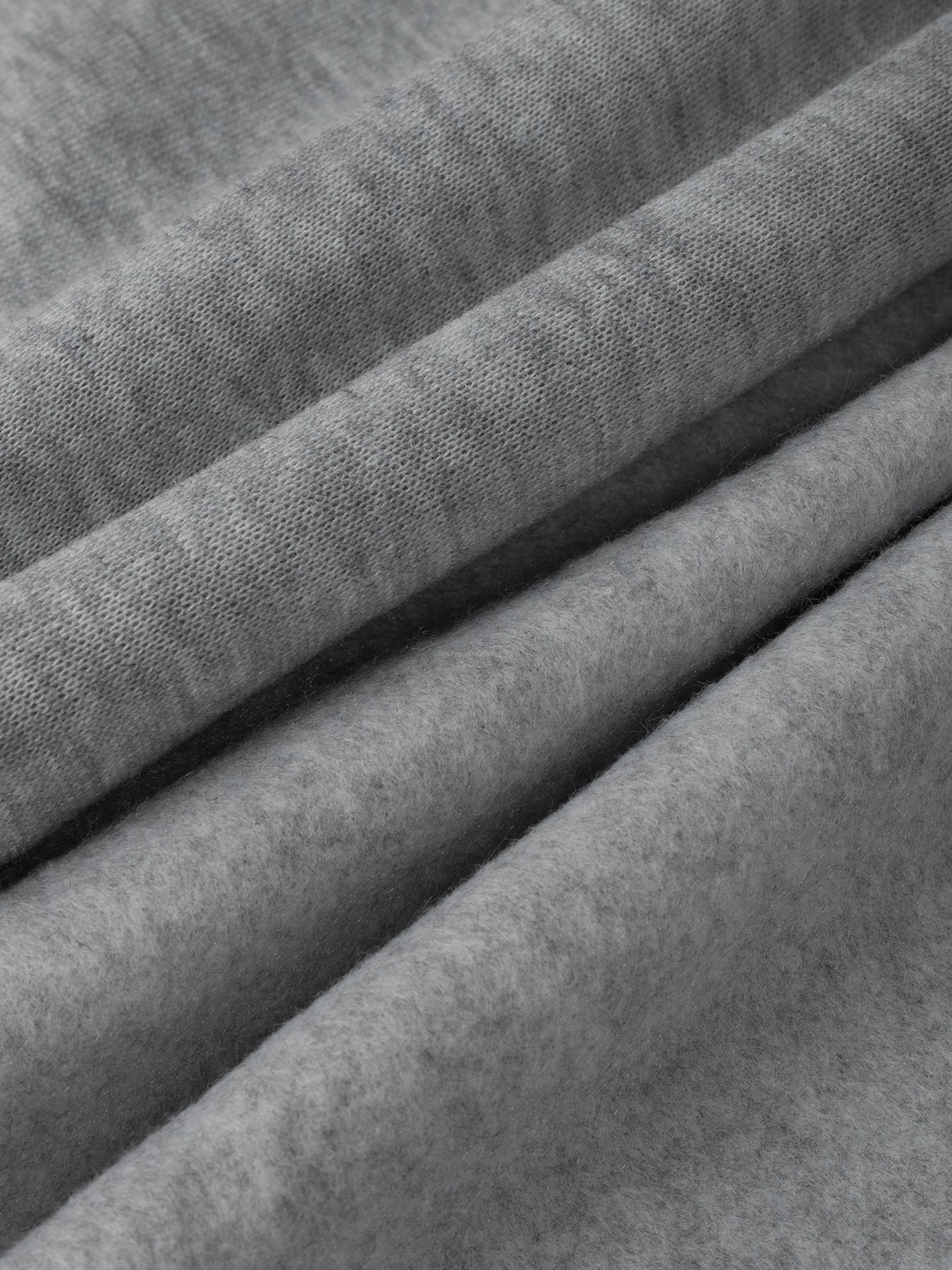 Light gray high waist drawstring broad leg wei pants woman, loose sagging feeling lazy wind pants