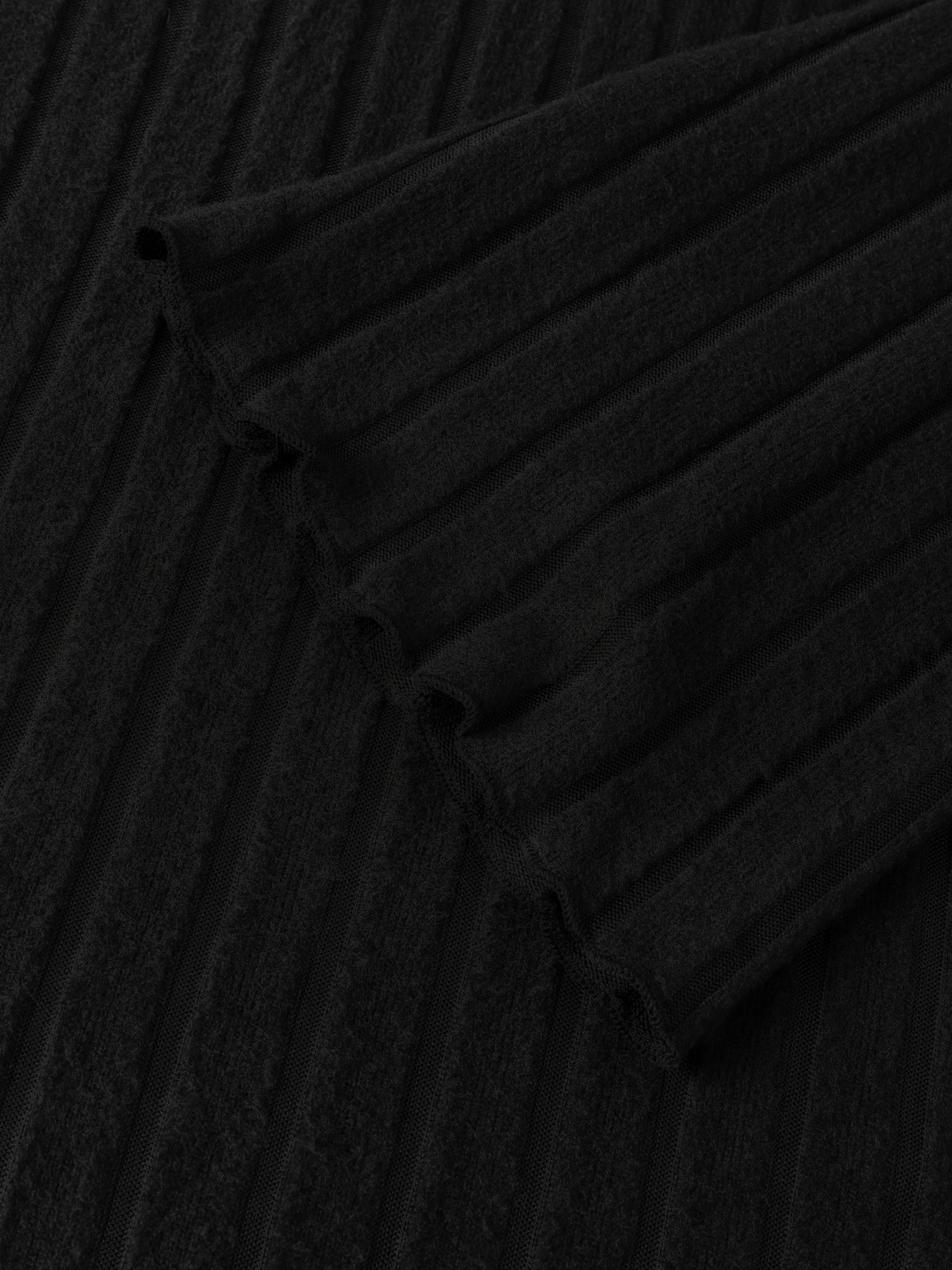 Women's Slim Fit Ribbed Knit Top-Aegean-sea