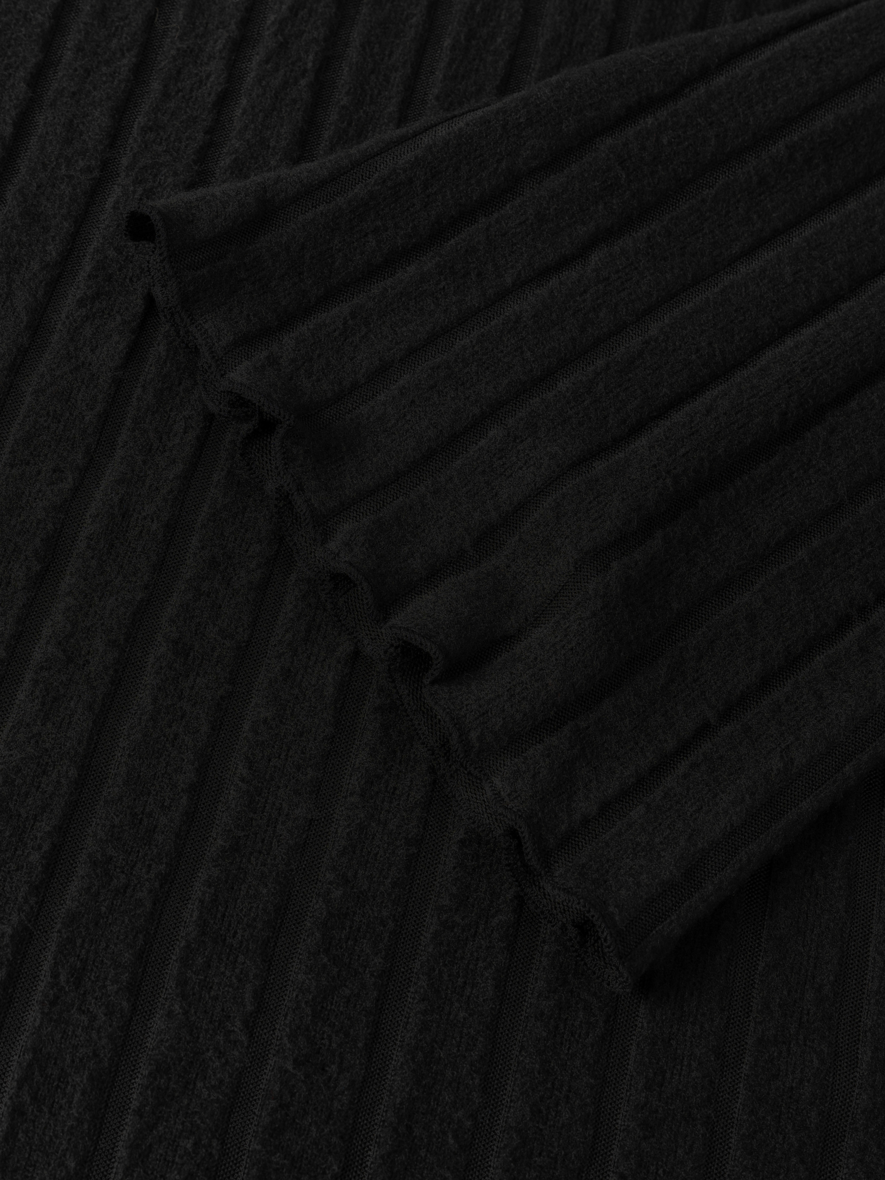 Women's Slim Fit Ribbed Knit Top-Aegean-sea