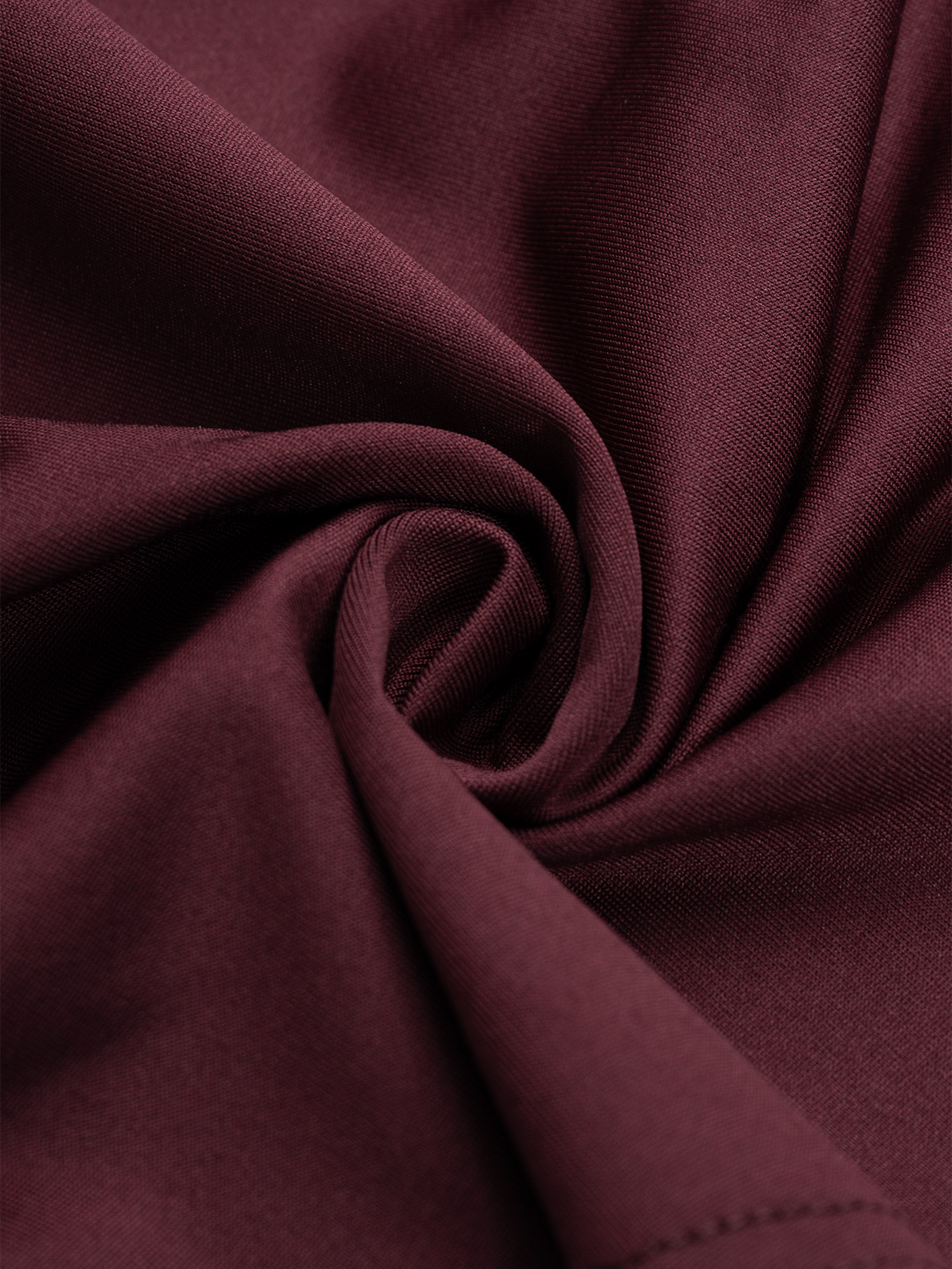 Women's Burgundy Long-Sleeve Off-the-Shoulder Back Lace Cutout Bow-Accent Fitted Blouse