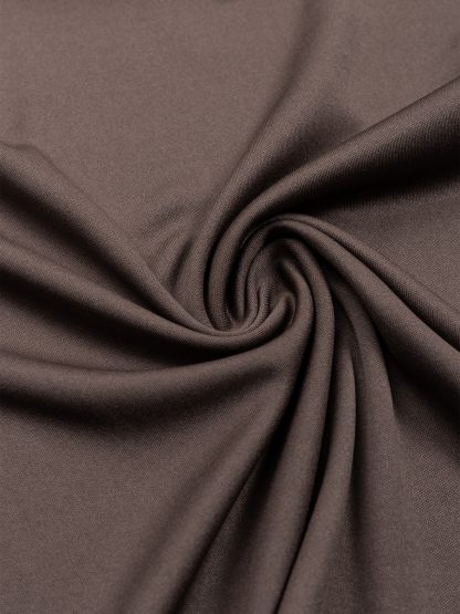 Brown-Wave Dot Perspective Pairing Half-length Skirt for Women High-Waisted Sleight-of-Way Popped Fish Tail Long Skirt