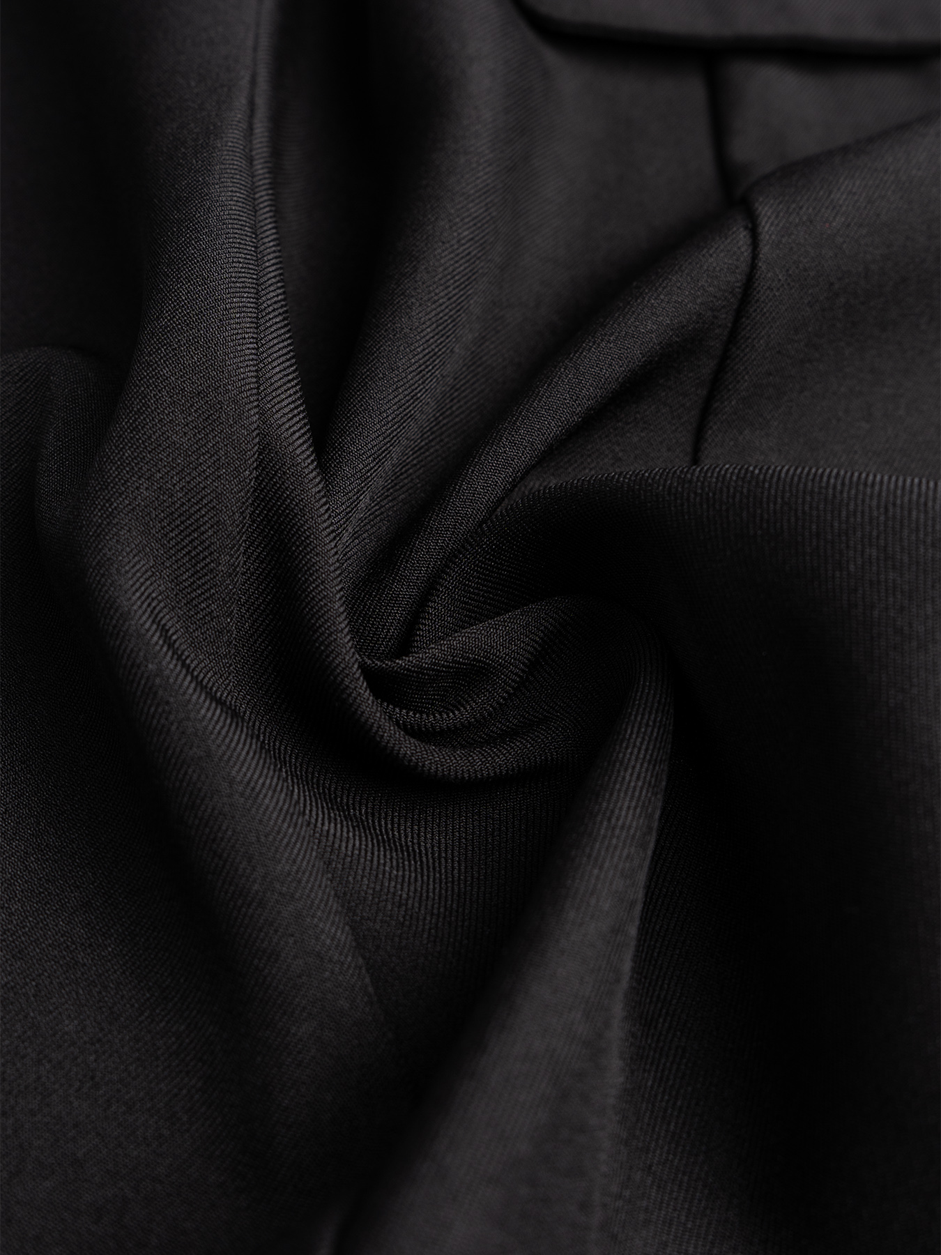 Black Single-Breasted Three-Button Blazer Dress