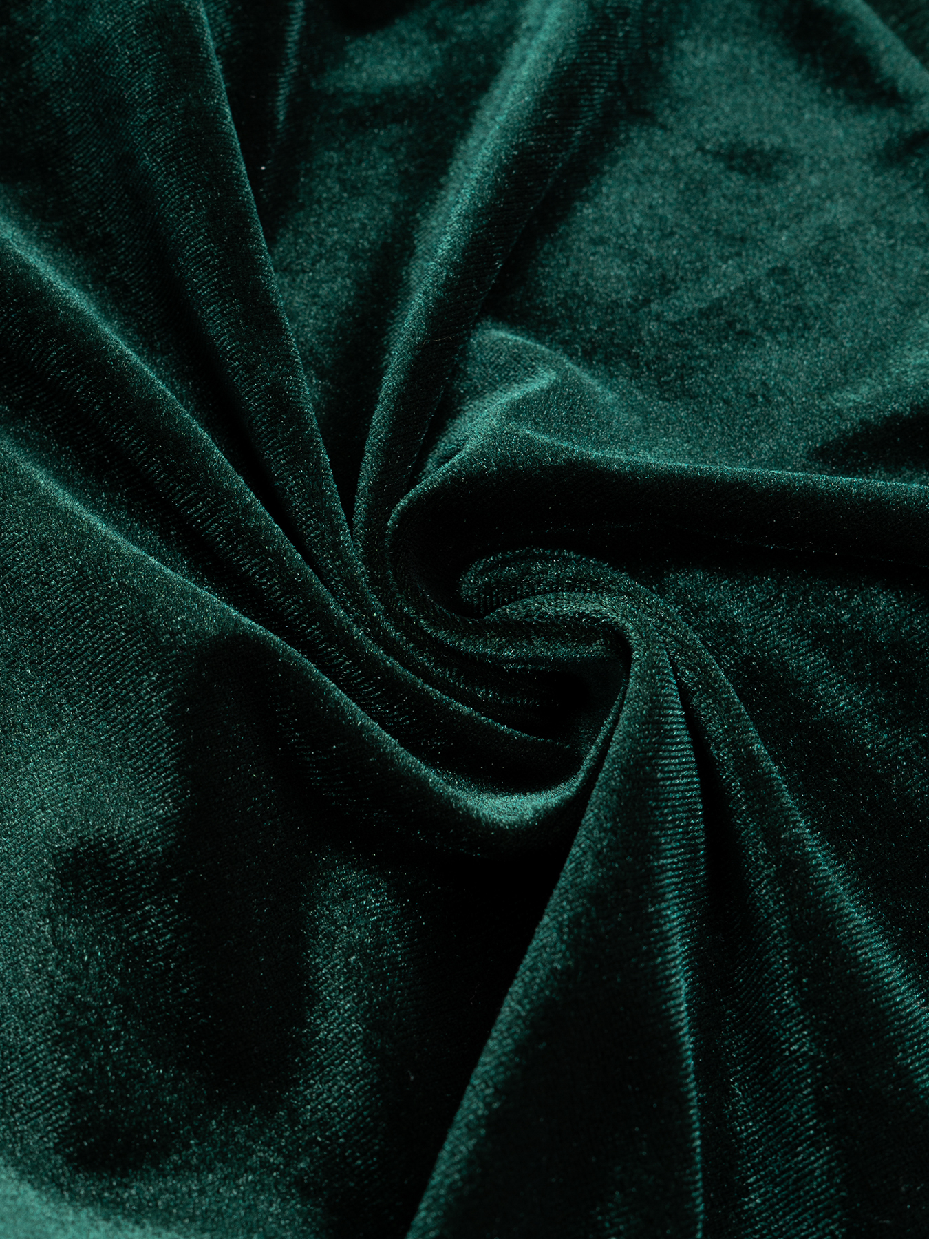 Woman's Dark Green Velvet Square Neck Bow Belt Lace Slit Maxi Dress