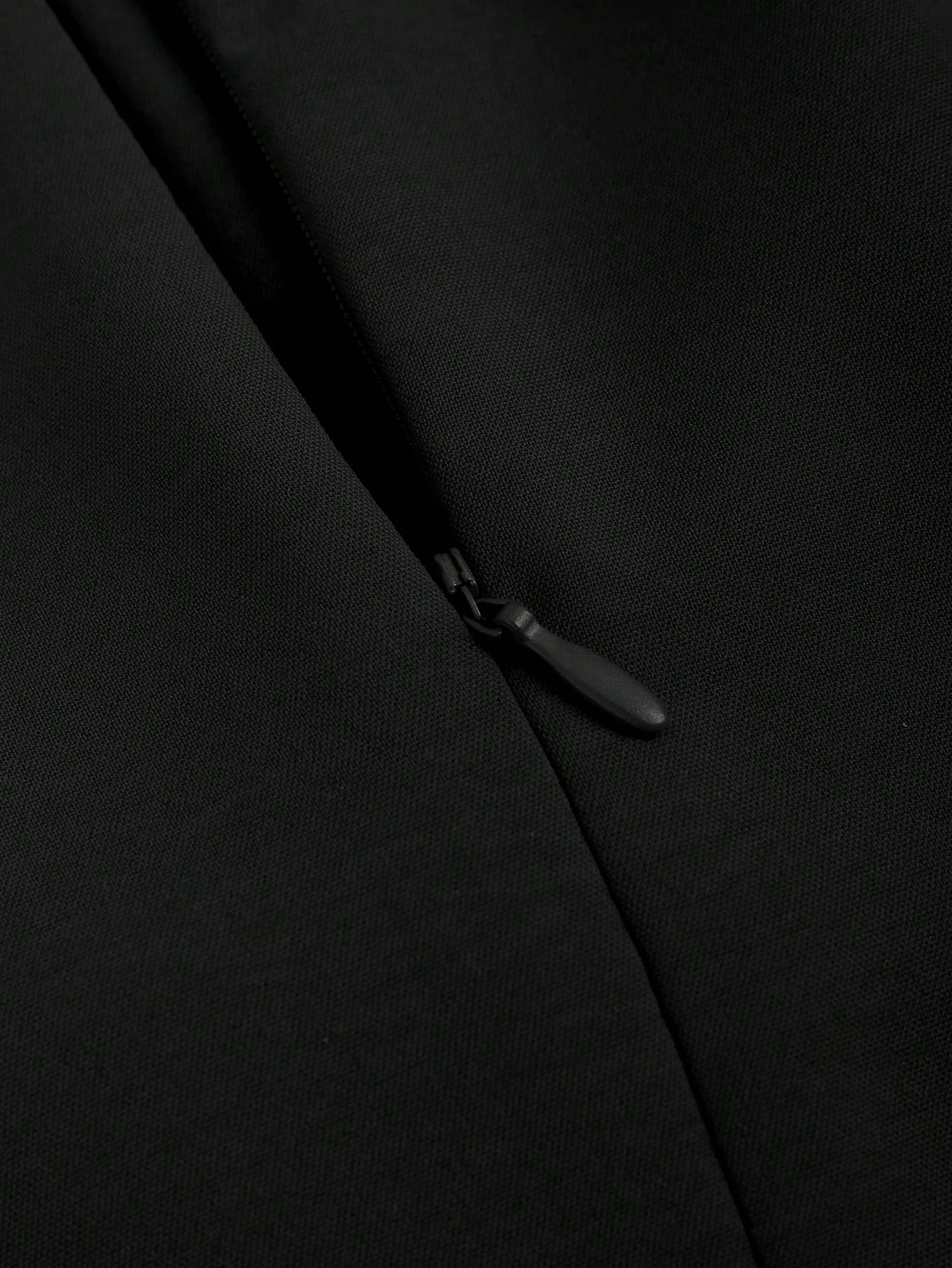 Women's Black V-Neck Belted Wide Leg Jumpsuit-Aegean-sea