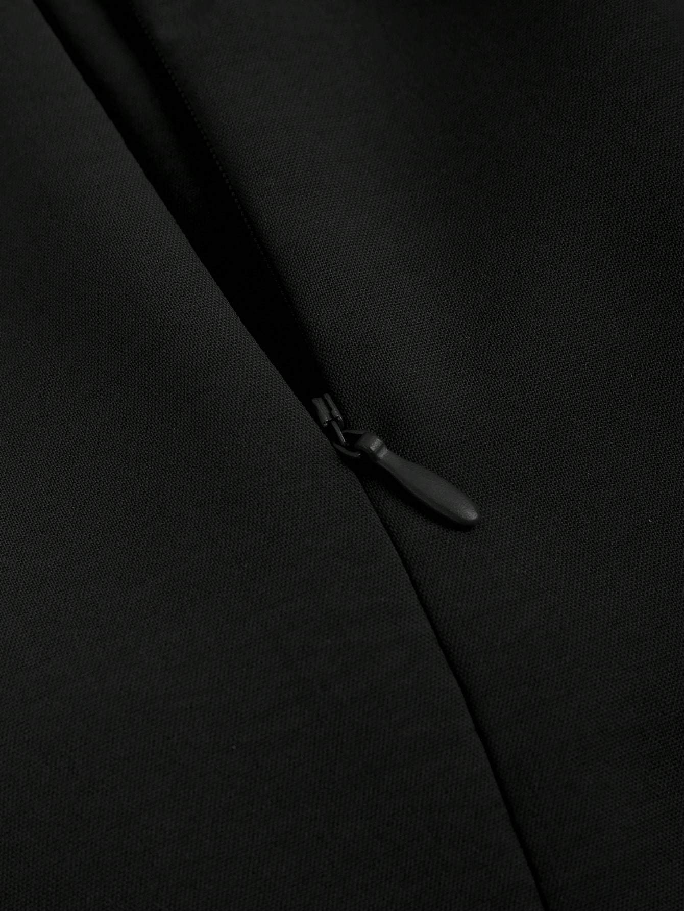 Women's Black V-Neck Belted Wide Leg Jumpsuit-Aegean-sea