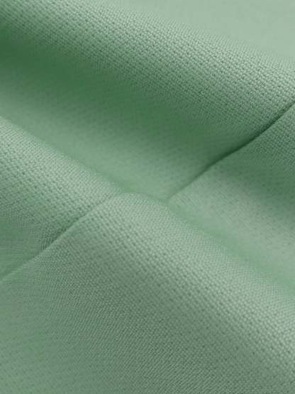 Women's V-neck Button Sleeve Diamond Long Sleeve Slim Fit Jumpsuit-Aegean-sea