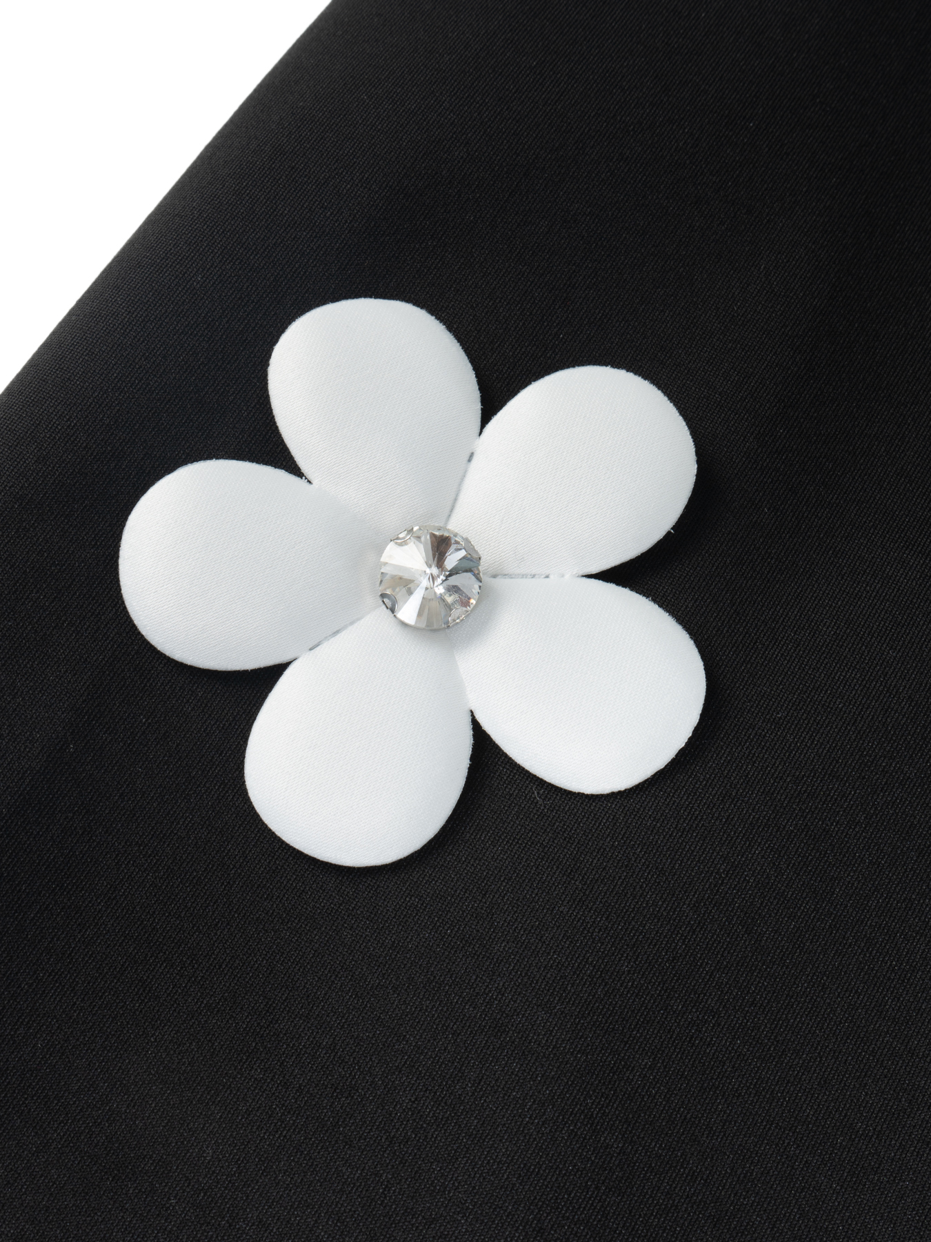 Woman's Black Halter Neck 3D Floral Embellished Tassel Hem Maxi Dress