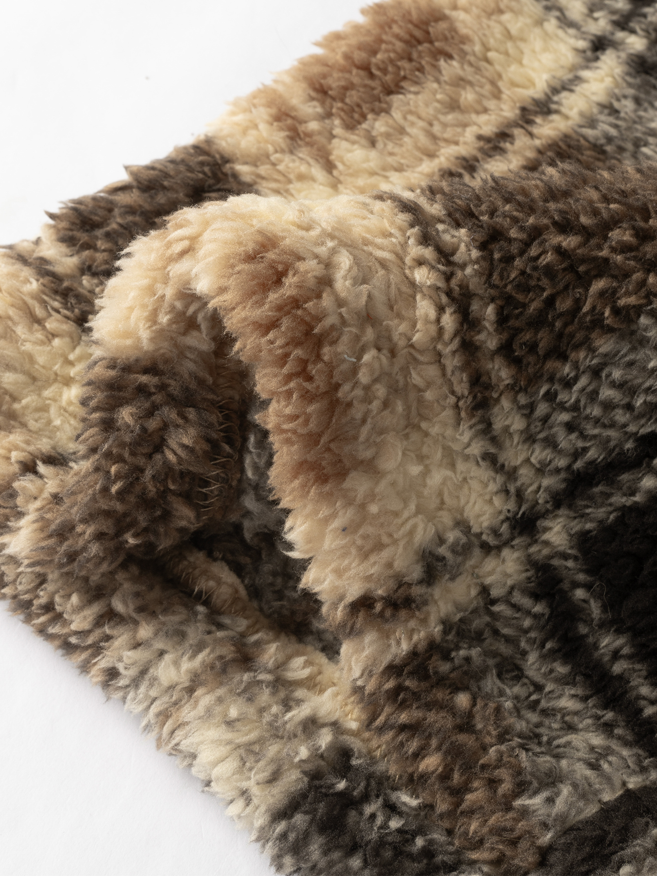 Wide-legged loose-fitting Scottish wool trousers with cord for women-Aegean-sea