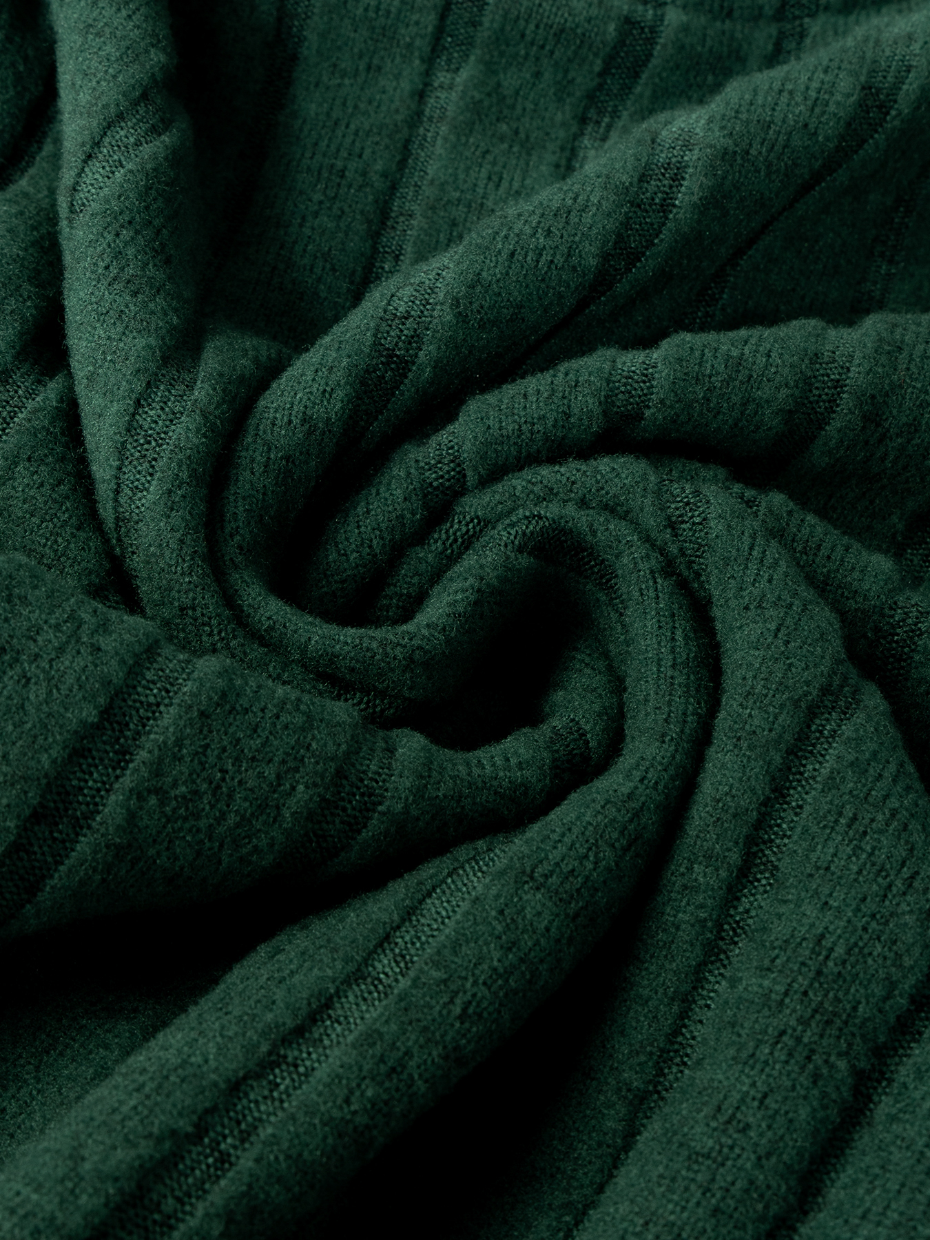 Camiseta de manga larga de cuello falso con ribetes oscuros para mujeres-Aegean-sea