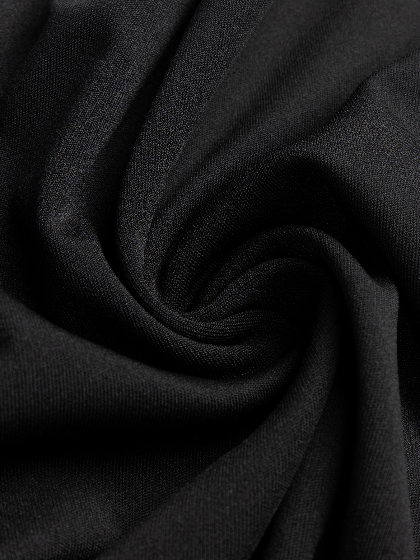 Falda media lápiz de mujer negra con corbata y lateral con ruchedura con abertura lateral-Aegean-sea