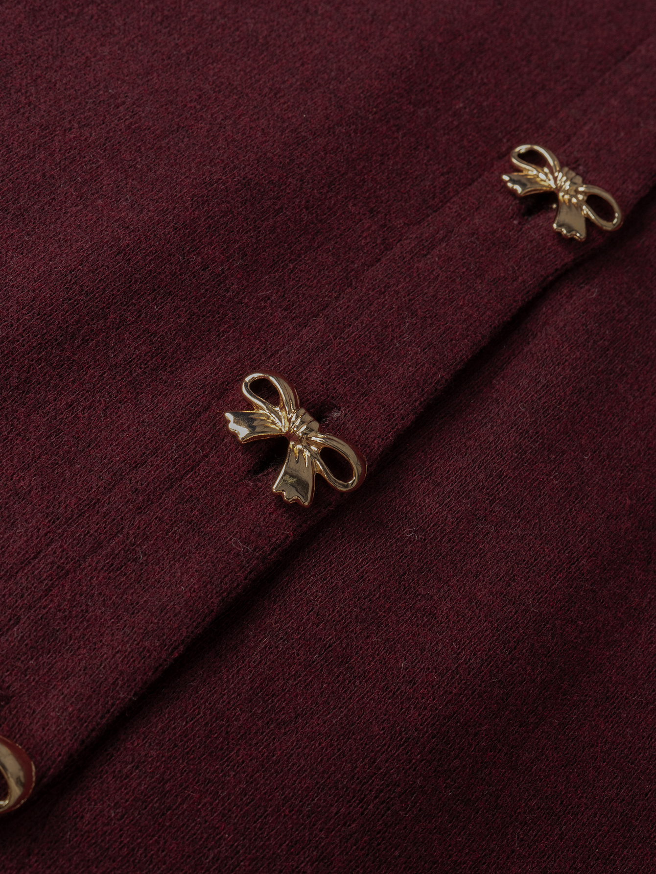 Cardigan de cuello redondo con botón abotonado cortado para mujer-Aegean-sea