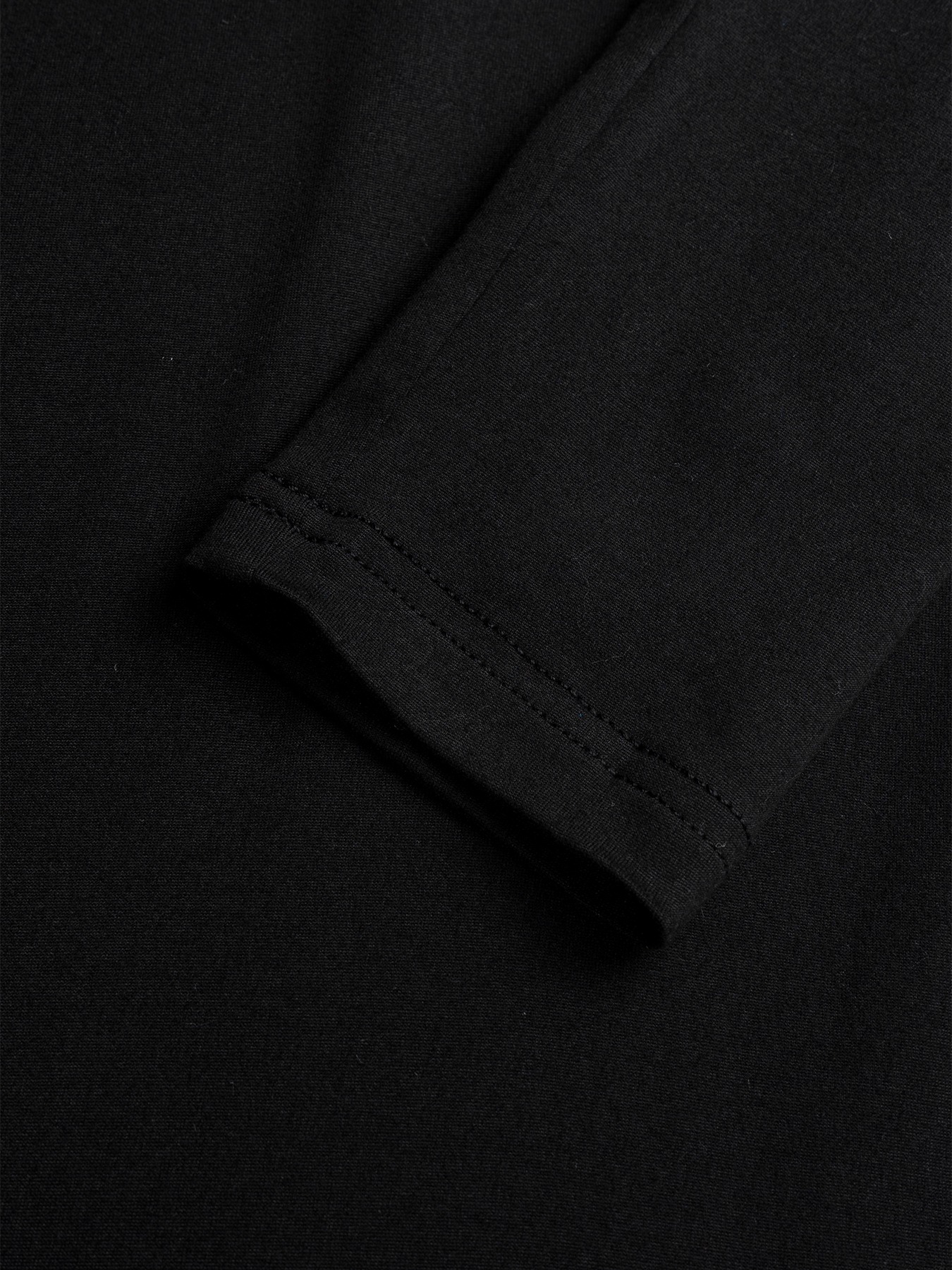 Leopard Accent Collar & Tie Black Fitted Top-Aegean-sea