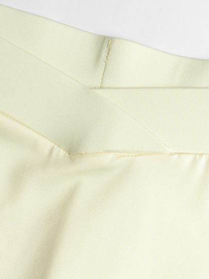 Square-neck long-sleeve two-piece set, fitted crop top, bodycon long skirt, solid color slim-fit suit-Aegean-sea