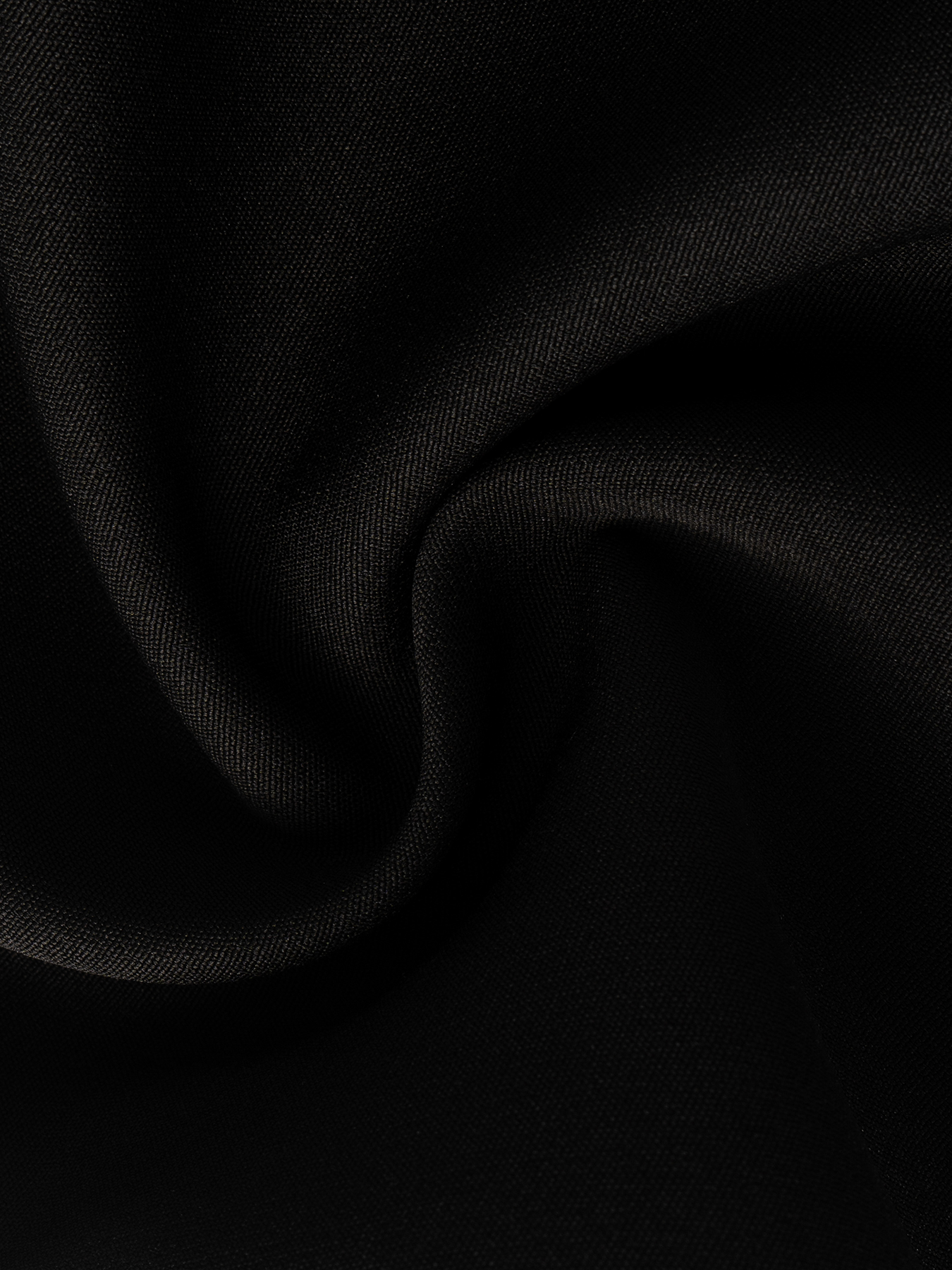 Women's Black High-Waisted Tapered Trousers with Chain Belt-Aegean-sea