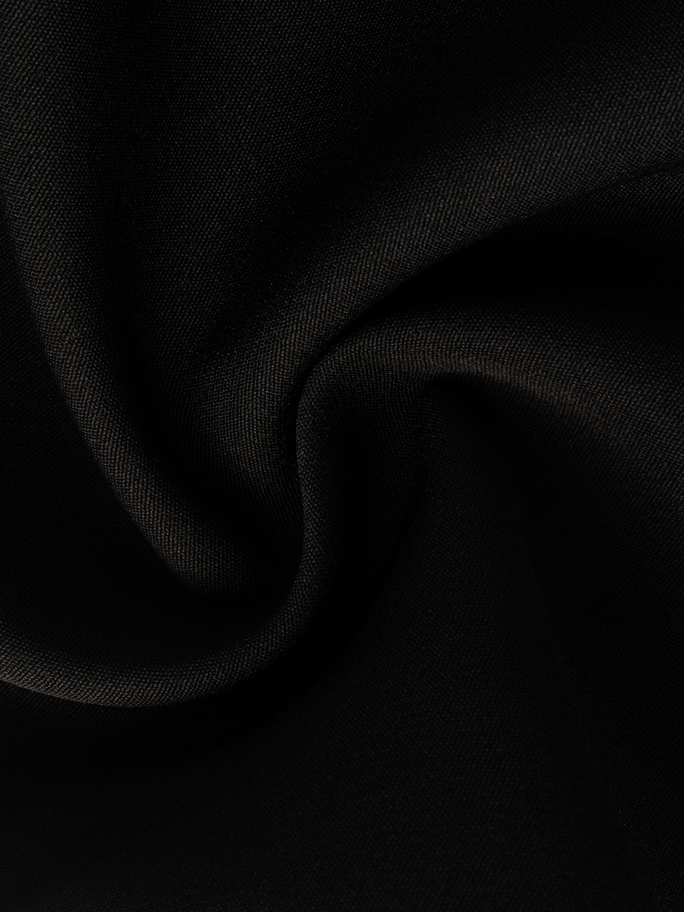 Women's Black High-Waisted Tapered Trousers with Chain Belt-Aegean-sea