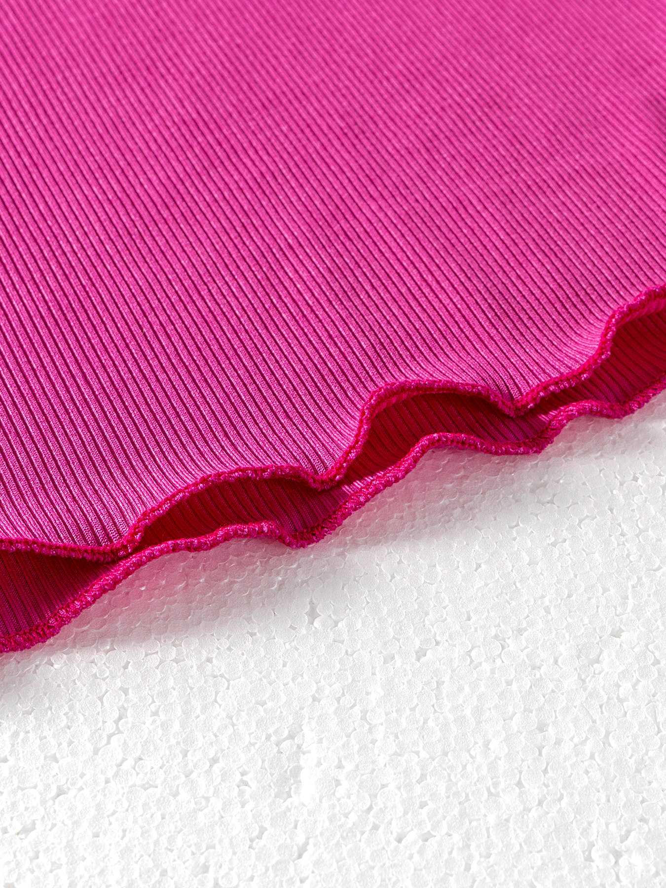 Woman's Fuchsia Tie Shoulder Sweetheart Neck Ruched Bodycon Midi Dress-Aegean-sea