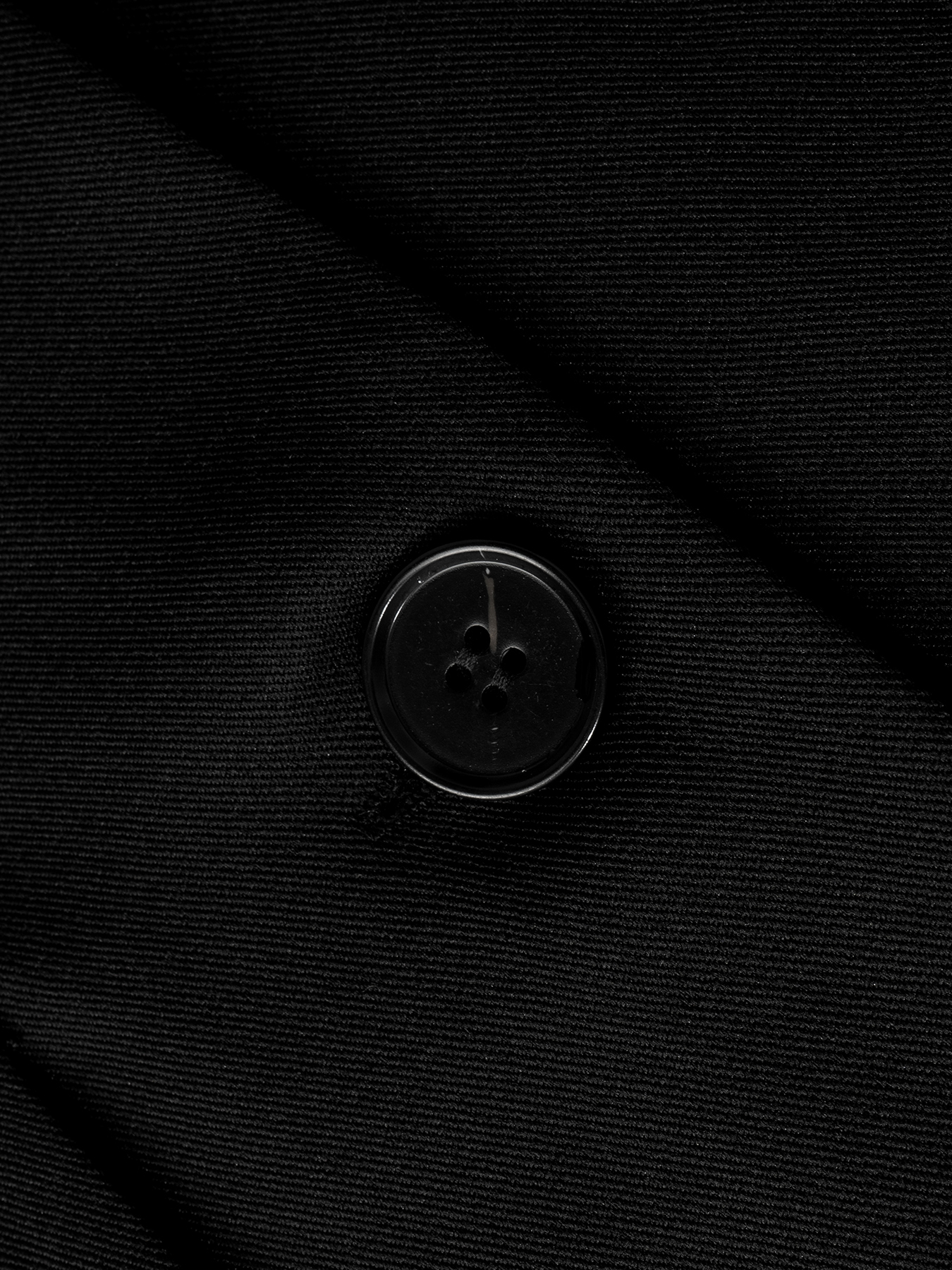 Black Cut-Way Suit Dress Pure Dark V-neck Long-Sleeve Short Skirt-Aegean-sea