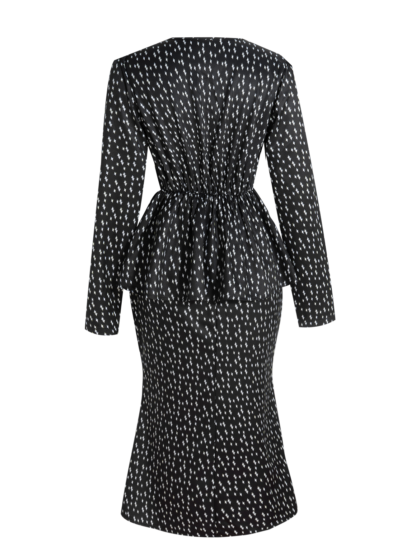 Women's Beige Knit Crop Top & High-Waisted Pleated Midi Skirt Set-Aegean-sea