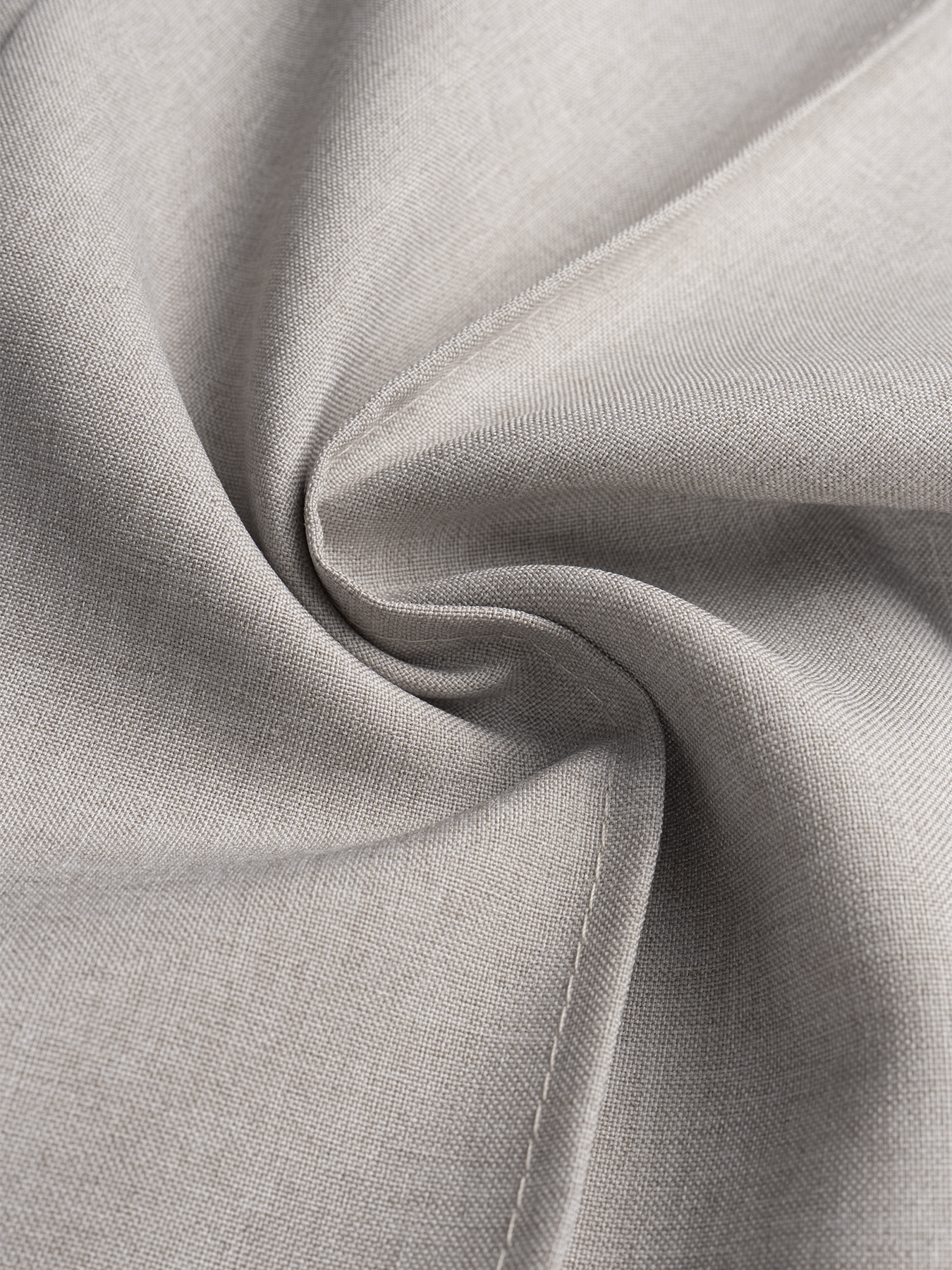 Pantalones anchos plisados de cintura alta de color gris claro para mujer-Aegean-sea