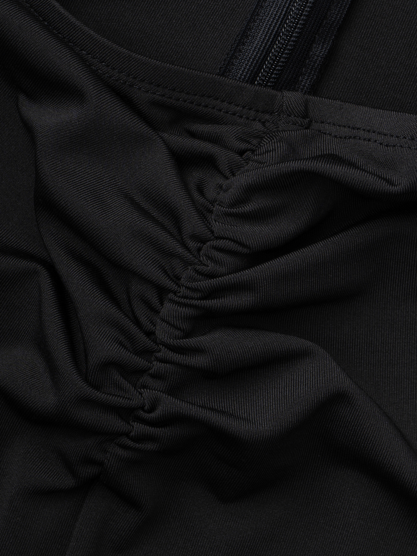 Black halter metal chain jumpsuit, hollow-out wide-leg pants