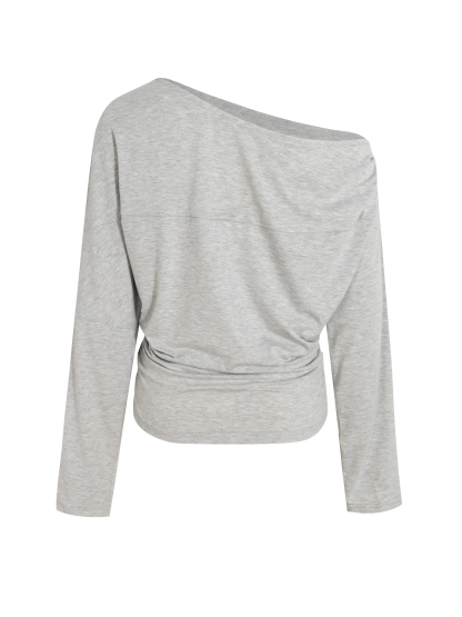 Y2K Off-Shoulder Long Sleeve Top-Aegean-sea