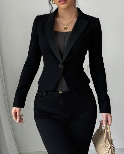 Slim Fit Blazer for women-Aegean-sea