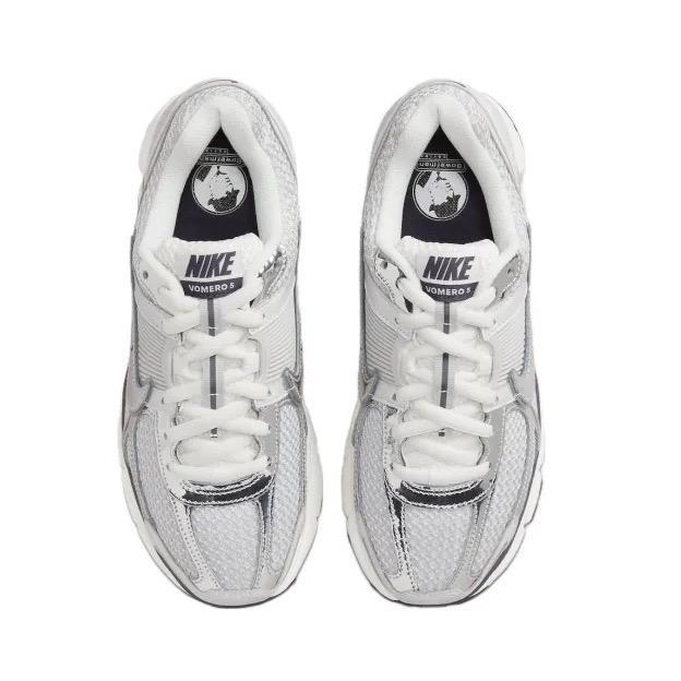 Zoom Vomero 5 Photon Dust Metallic Silver Women’s Perfect Daily Casual Comfort Fashion  Footwear Walking Running Sneakers Shoe Girl