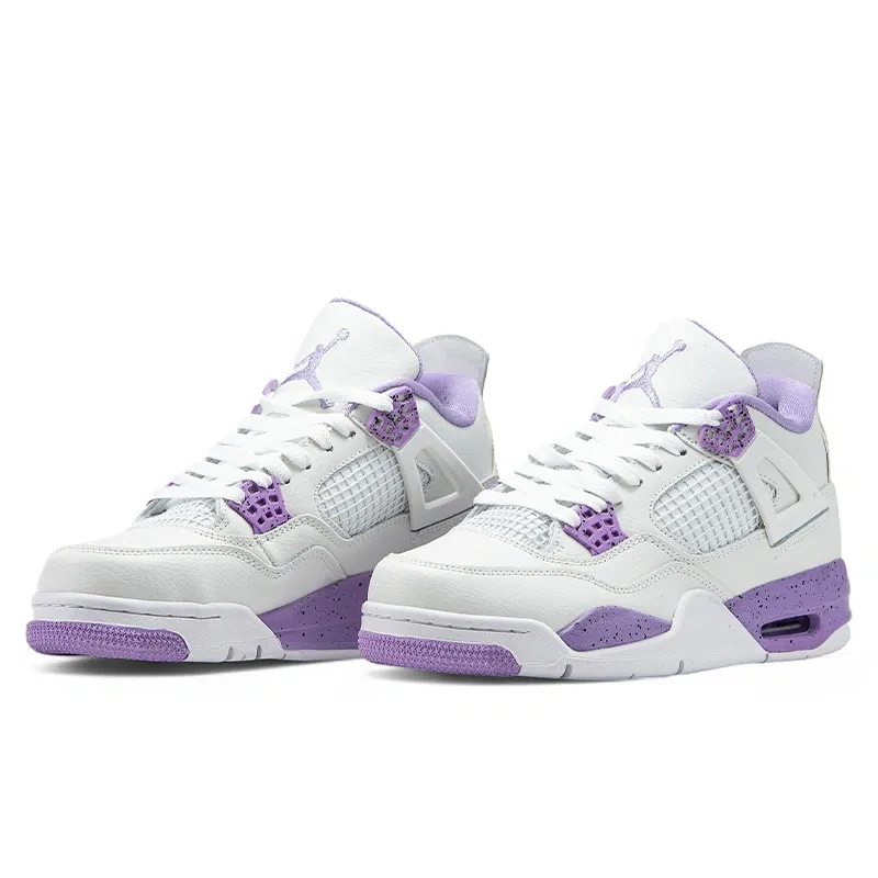 Jordan 4 White Purple