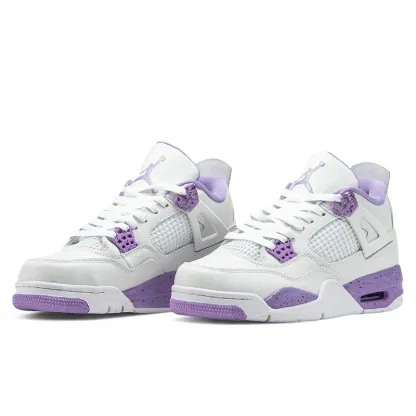 Jordan 4 White Purple