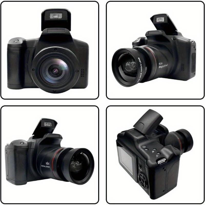 [16x Zoom, 1080P Camera] 1080P Digital Camera for Photography | 2.4 Inch LCD Screen, 16x Digital Zoom, 9.88mm Wide-Angle Lens, Mini Camera Vlog Camera, Requires 4 AA Batteries