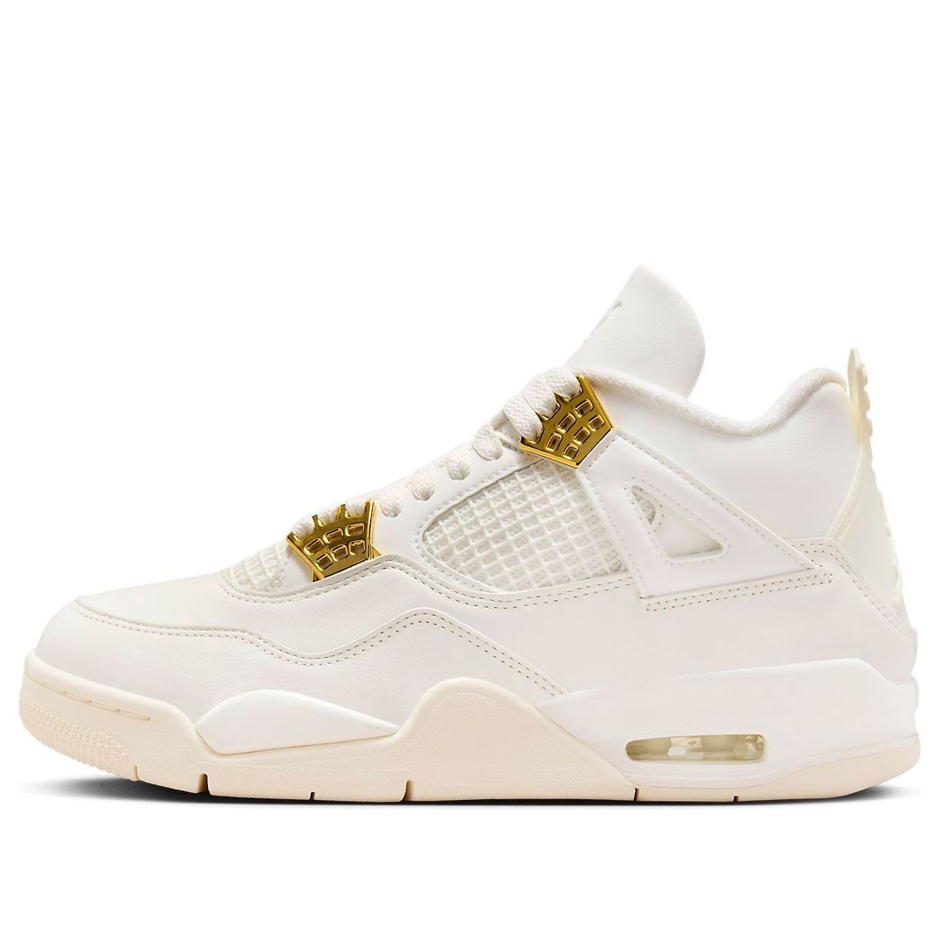 (WMNS) Aithtr Jordthtan 4 Retro 'Metallic Gold' AQ9129-170