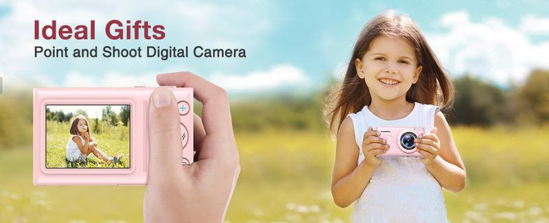 Digiera 4K Digital Camera – 64MP Sensor, 18X Digital Zoom, Filters & Burst Mode – Includes 32GB Card & Extra Batteries