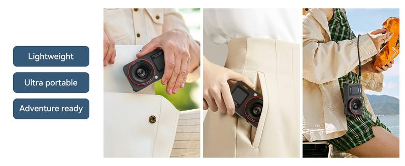 Deatti 4K Digital Camera, 1 Count 64MP Auto FocusDigital Camera, Compact & Portable Camerawith 64G Memory Card & Battery, Gifts forBoyfriend