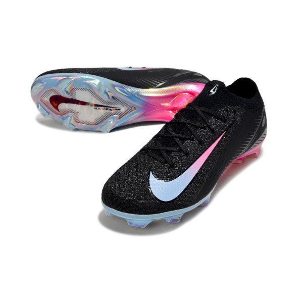  Air Zoom Mercurial Vapor 16 Elite Black Light Blue and Pink Firm Ground FG Football Boot