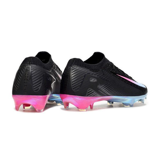  Air Zoom Mercurial Vapor 16 Elite Black Light Blue and Pink Firm Ground FG Football Boot