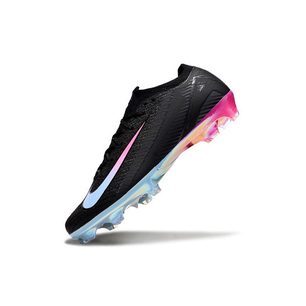  Air Zoom Mercurial Vapor 16 Elite Black Light Blue and Pink Firm Ground FG Football Boot