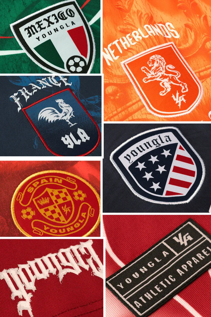 10-Piece International Football Jersey Set
