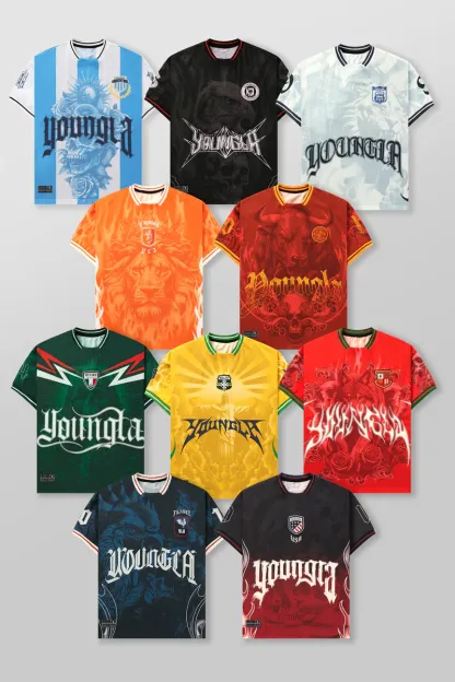 10-Piece International Football Jersey Set