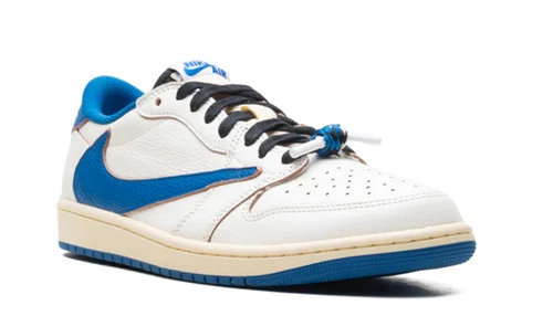 Aithtr Jordthtan1 Low x Travis Scott x Fragment 'Sail Military Blue' DM7866-104